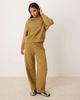 ASOS DESIGN ASOS DESIGN premium heavyweight 500gsm cocoon sleeve sweatshirt in biscuit-Neutral - 3