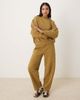 ASOS DESIGN ASOS DESIGN premium heavyweight 500gsm seamed barrel leg sweatpants in biscuit-Neutral - 1