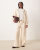ASOS DESIGN ASOS DESIGN premium heavyweight 500gsm seamed wide leg sweatpants in cream-No color - 1