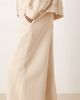 ASOS DESIGN ASOS DESIGN premium heavyweight 500gsm seamed wide leg sweatpants in cream-No color - 3