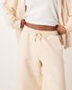 ASOS DESIGN ASOS DESIGN premium heavyweight 500gsm seamed wide leg sweatpants in cream-No color - 4