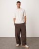 ASOS DESIGN ASOS DESIGN premium heavyweight loose sweatpants 400gsms in brown - part of a set - 1