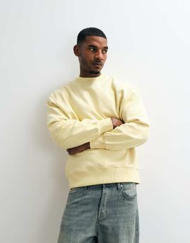 ASOS DESIGN ASOS DESIGN premium heavyweight oversized sweatshirt in 400gsm in dusty yellow