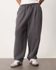 ASOS DESIGN ASOS DESIGN premium heavyweight wide leg sweatpants in 400gsms in charcoal-Gray - 3