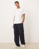 ASOS DESIGN ASOS DESIGN premium heavyweight wide leg sweatpants with pleats in navy - part of a set - 1