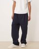ASOS DESIGN ASOS DESIGN premium heavyweight wide leg sweatpants with pleats in navy - part of a set - 2