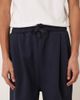 ASOS DESIGN ASOS DESIGN premium heavyweight wide leg sweatpants with pleats in navy - part of a set - 4
