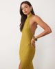 ASOS DESIGN ASOS DESIGN premium lace open back maxi dress with split in olive-Green - 2