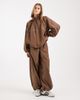 ASOS DESIGN ASOS DESIGN premium oversized track pants in brown and pink - part of a set - 1