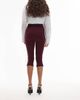 ASOS DESIGN ASOS DESIGN Premium ponte capri pants in berry-Red - 3