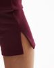 ASOS DESIGN ASOS DESIGN Premium ponte capri pants in berry-Red - 4