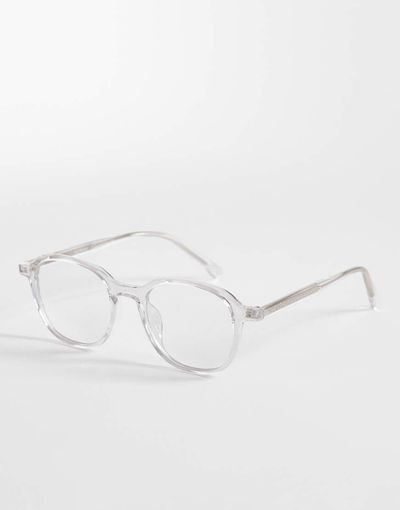 ASOS DESIGN ASOS DESIGN premium round glasses in clear with clear lenses