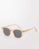 ASOS DESIGN ASOS DESIGN premium round sunglasses in orange with smoke lenses-Neutral - 1