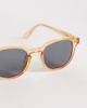 ASOS DESIGN ASOS DESIGN premium round sunglasses in orange with smoke lenses-Neutral - 2