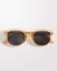ASOS DESIGN ASOS DESIGN premium round sunglasses in orange with smoke lenses-Neutral - 3