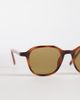 ASOS DESIGN ASOS DESIGN premium round sunglasses in tortoise with brown lenses - 2