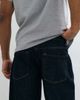 ASOS DESIGN ASOS DESIGN premium selvage relaxed barrel jeans in indigo-Blue - 4