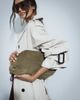 ASOS DESIGN ASOS DESIGN Premium suede cloud clutch bag in olive-Green - 2