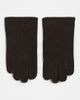 ASOS DESIGN ASOS DESIGN premium suede leather gloves in brown - 1