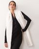 ASOS DESIGN ASOS DESIGN premium woven wide wool mix scarf in white - 1