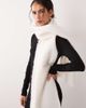 ASOS DESIGN ASOS DESIGN premium woven wide wool mix scarf in white - 3