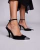 ASOS DESIGN ASOS DESIGN Pride toe cap high heel shoes in black suedette - 1