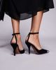 ASOS DESIGN ASOS DESIGN Pride toe cap high heel shoes in black suedette - 4