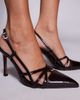 ASOS DESIGN ASOS DESIGN Primrose cut-out detail high heel shoes in chocolate-Brown - 2