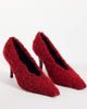 ASOS DESIGN ASOS DESIGN Princess high heeled pumps in red texture - 2