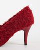 ASOS DESIGN ASOS DESIGN Princess high heeled pumps in red texture - 3
