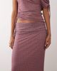 ASOS DESIGN ASOS DESIGN printed mesh ruched skirt in polka dot print - part of a set-Multi - 4
