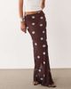 ASOS DESIGN ASOS DESIGN printed mesh sheer column maxi skirt in polka dots-Multi - 2