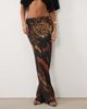 ASOS DESIGN ASOS DESIGN printed mesh skirt in tiger print - part of a set-Multi - 2
