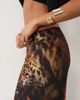 ASOS DESIGN ASOS DESIGN printed mesh skirt in tiger print - part of a set-Multi - 3