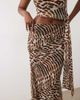 ASOS DESIGN ASOS DESIGN printed stretch chiffon maxi skirt in animal - part of a set-Multi - 3