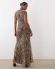 ASOS DESIGN ASOS DESIGN printed stretch chiffon maxi skirt in animal - part of a set-Multi - 4