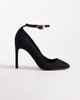 ASOS DESIGN ASOS DESIGN Priscilla round toe pumps in black suedette - 1