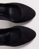 ASOS DESIGN ASOS DESIGN Priscilla round toe pumps in black suedette - 4
