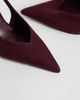 ASOS DESIGN ASOS DESIGN Progress stiletto pumps in burgundy suedette-RED - 2