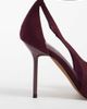 ASOS DESIGN ASOS DESIGN Progress stiletto pumps in burgundy suedette-RED - 4