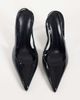 ASOS DESIGN ASOS DESIGN Pronto stiletto slingback high heeled shoes in black patent - 2