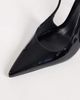 ASOS DESIGN ASOS DESIGN Pronto stiletto slingback high heeled shoes in black patent - 4