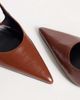 ASOS DESIGN ASOS DESIGN Pronto stiletto slingback high heeled shoes in toffee-Brown - 3