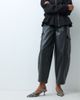ASOS DESIGN ASOS DESIGN PU barrel pants in black - 3