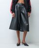 ASOS DESIGN ASOS DESIGN PU Longline culottes in black - 3