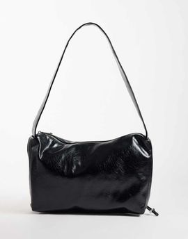 ASOS DESIGN ASOS DESIGN PU sling crossbody bag in black