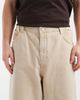 ASOS DESIGN ASOS DESIGN pull-on wide leg jeans in stone-Neutral - 4
