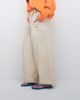 ASOS DESIGN ASOS DESIGN pull on barrel leg pants in cream-White - 2