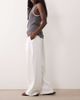ASOS DESIGN ASOS DESIGN pull on barrel leg pants in white - 2