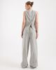 ASOS DESIGN ASOS DESIGN pull on pants in gray and cream stripes - part of a set-Black - 2